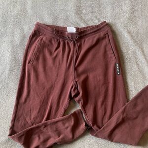 YOUNGLA MEN BURGUNDY JOGGERS SIZE XXL